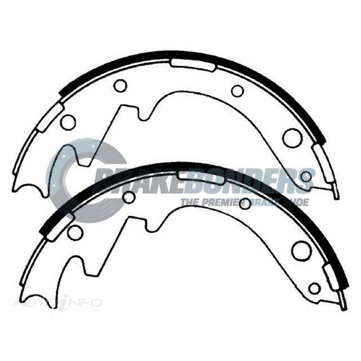 Brake Shoes - Toyota 228.6mm, , scaau_hi-res