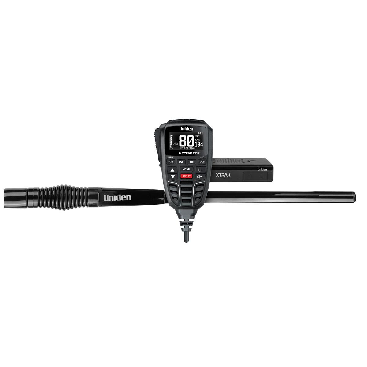Smart UHF Radio with Large OLED Display and Location Sharing and ATX970S Heavy Duty Antenna, , scaau_hi-res