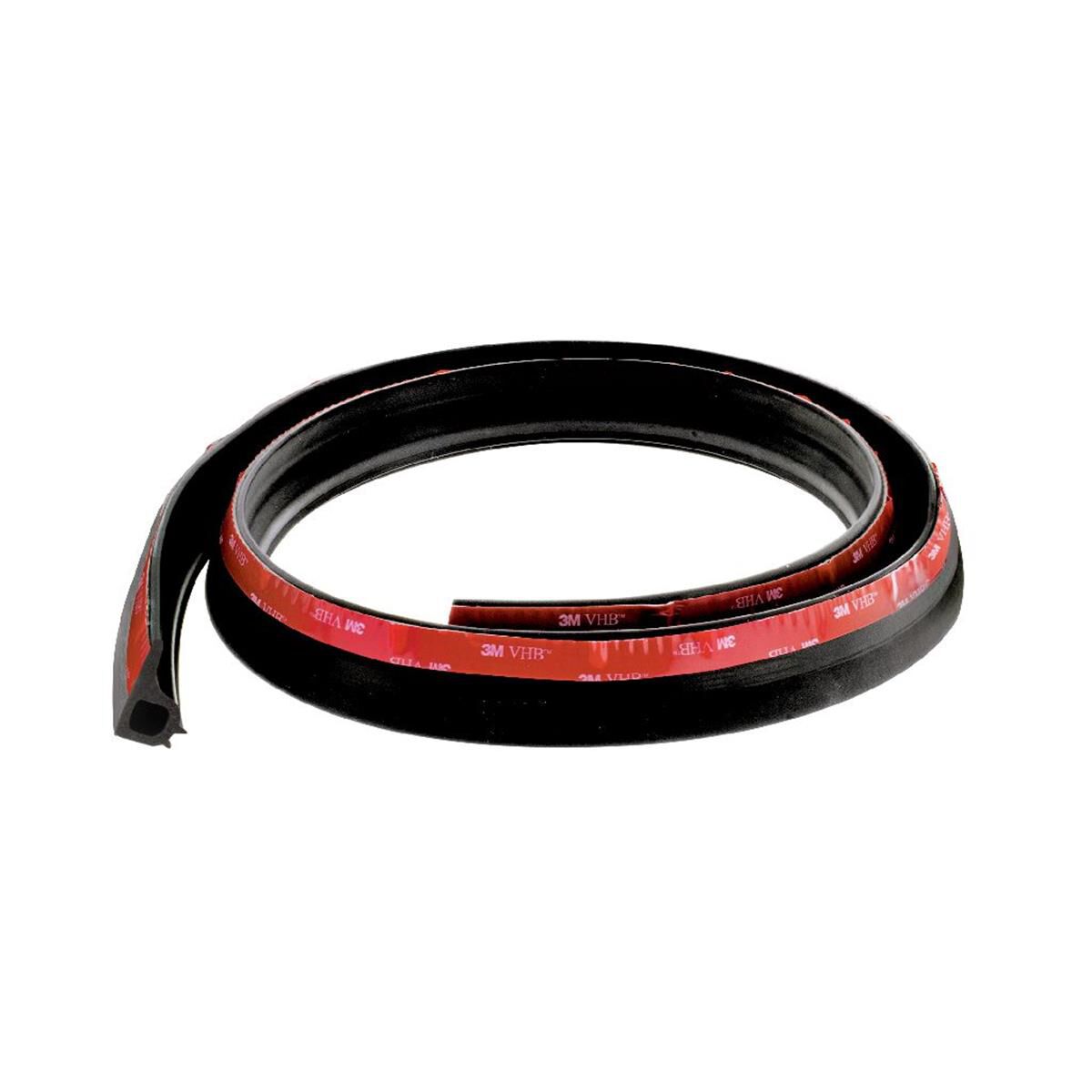 Hulk 4X4 Universal Rubber Tailgate Seal 3M Long Reduces Dust Water 3M Tape HU2110 Supercheap Auto