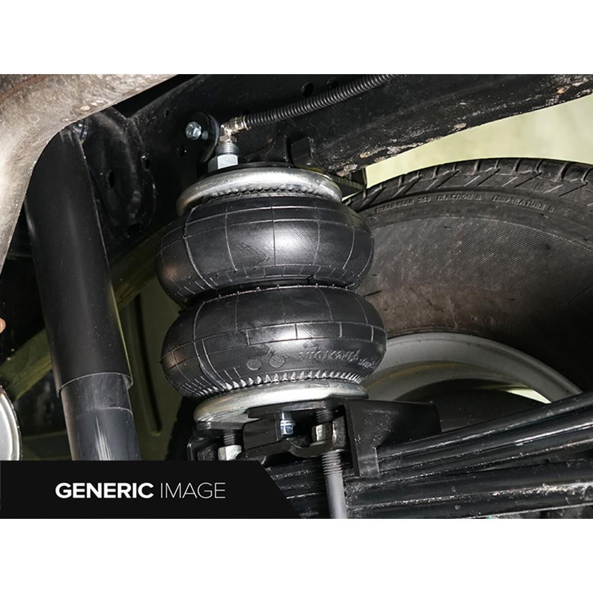 AIR SUSPENSION HELPER KIT - LEAF TO SUIT AMAROK 2H V6 & 4 CYL 2011-2022, , scaau_hi-res