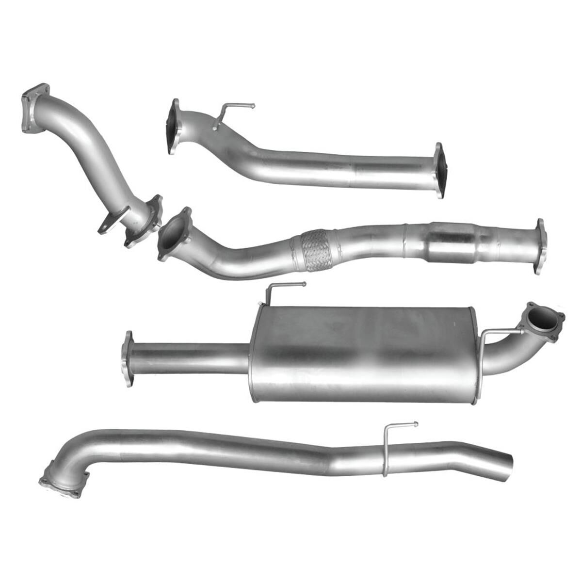 EXHAUST KIT ISUZU D-MAX 4WD 3.0L 4 CYL 2007-10 S/ST 4 CYL COMMON RAIL T/DSL, , scaau_hi-res