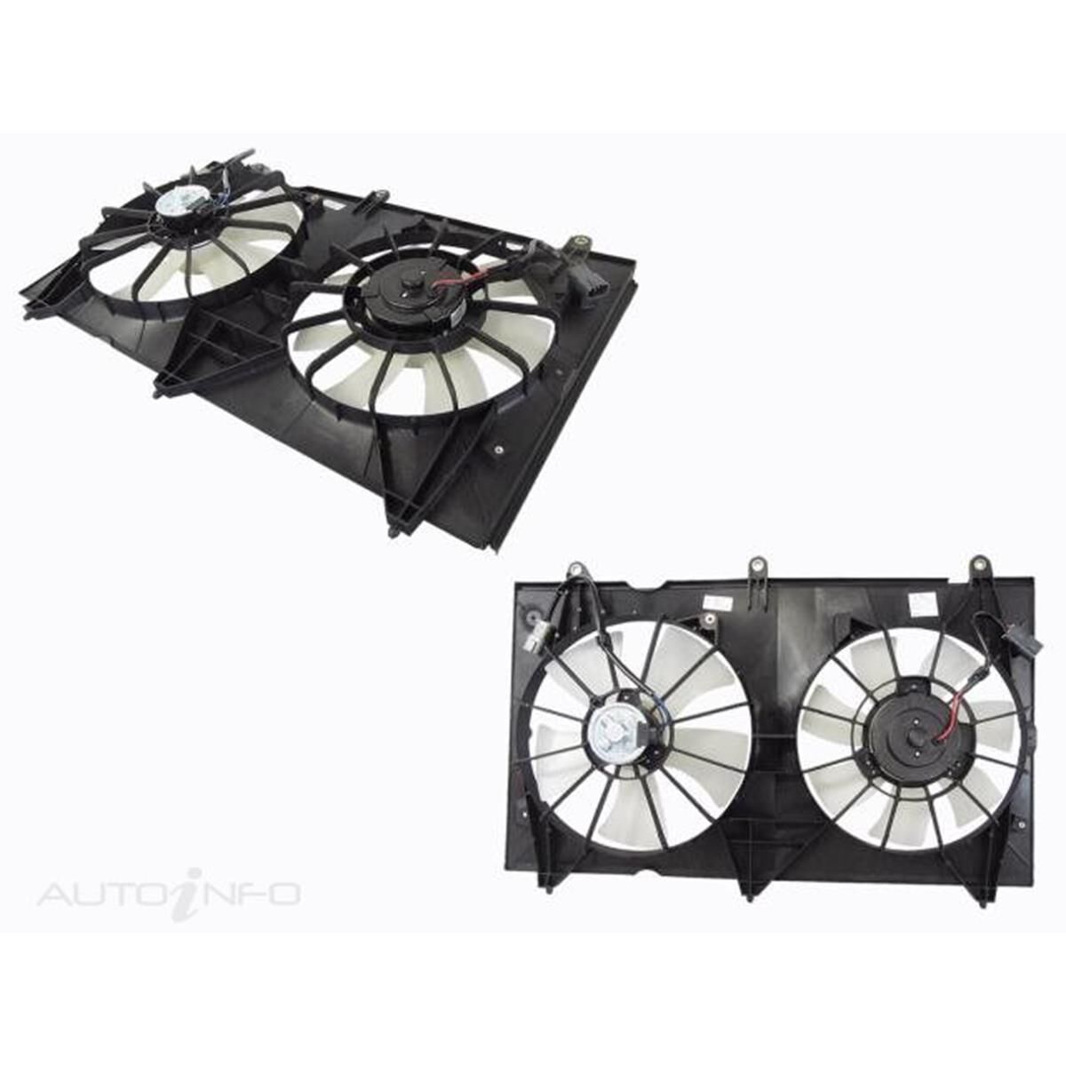 HONDA ACCORD  CM  07/2003 ~ 01/2008  RADIATOR FAN  2.4 LITRE INLINE 4 PETROL- (K24), , scaau_hi-res