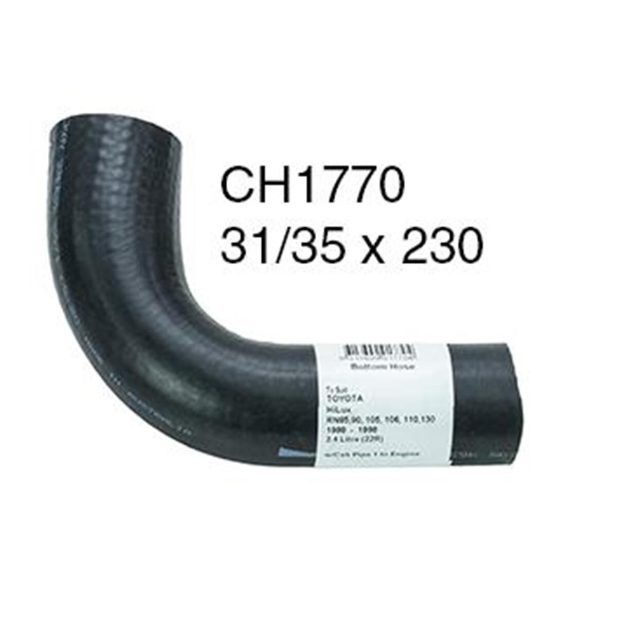 HEATER HOSE - TOYOTA 4 RUNNER RN130R - 2.4L I4 PETROL - MANUAL & AUTO, , scaau_hi-res