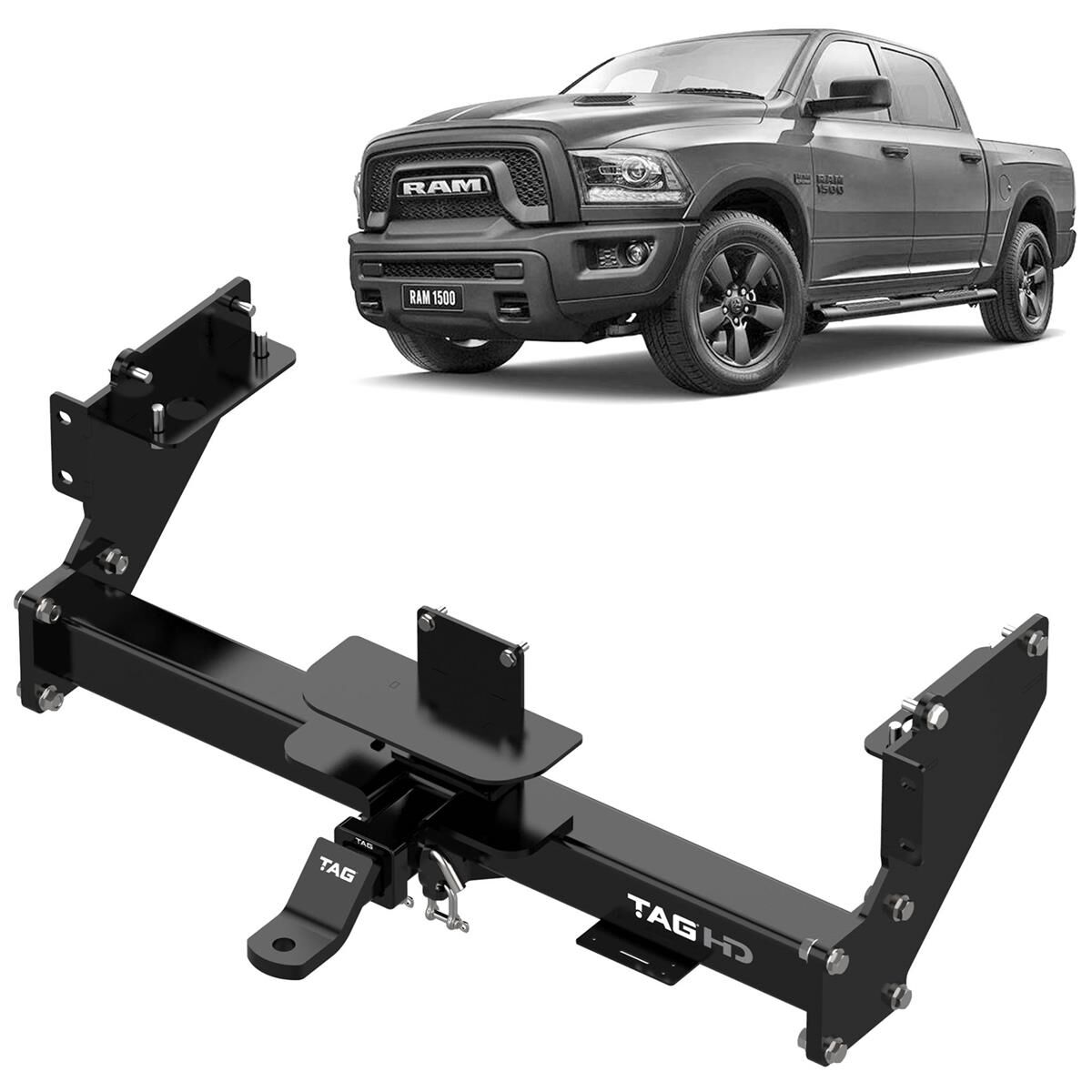 DODGE RAM 1500 PICKUP 3 PIECE POWDER COATED, , scaau_hi-res