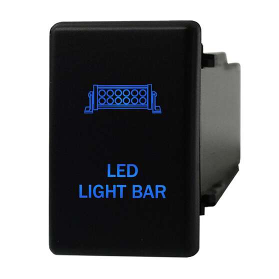 SWITCH PUSH BUTTON ON / OFF OE RPL 12V LED LIGHT BAR BLUE ILLUM DMAX & COLORADO, , scaau_hi-res