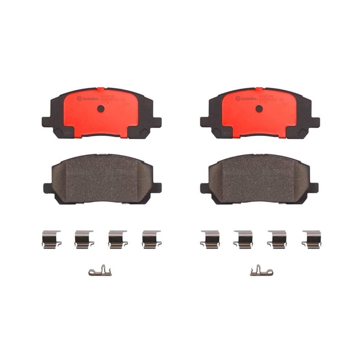 BREMBO DISC PAD SET NAO CERAMIC, , scaau_hi-res