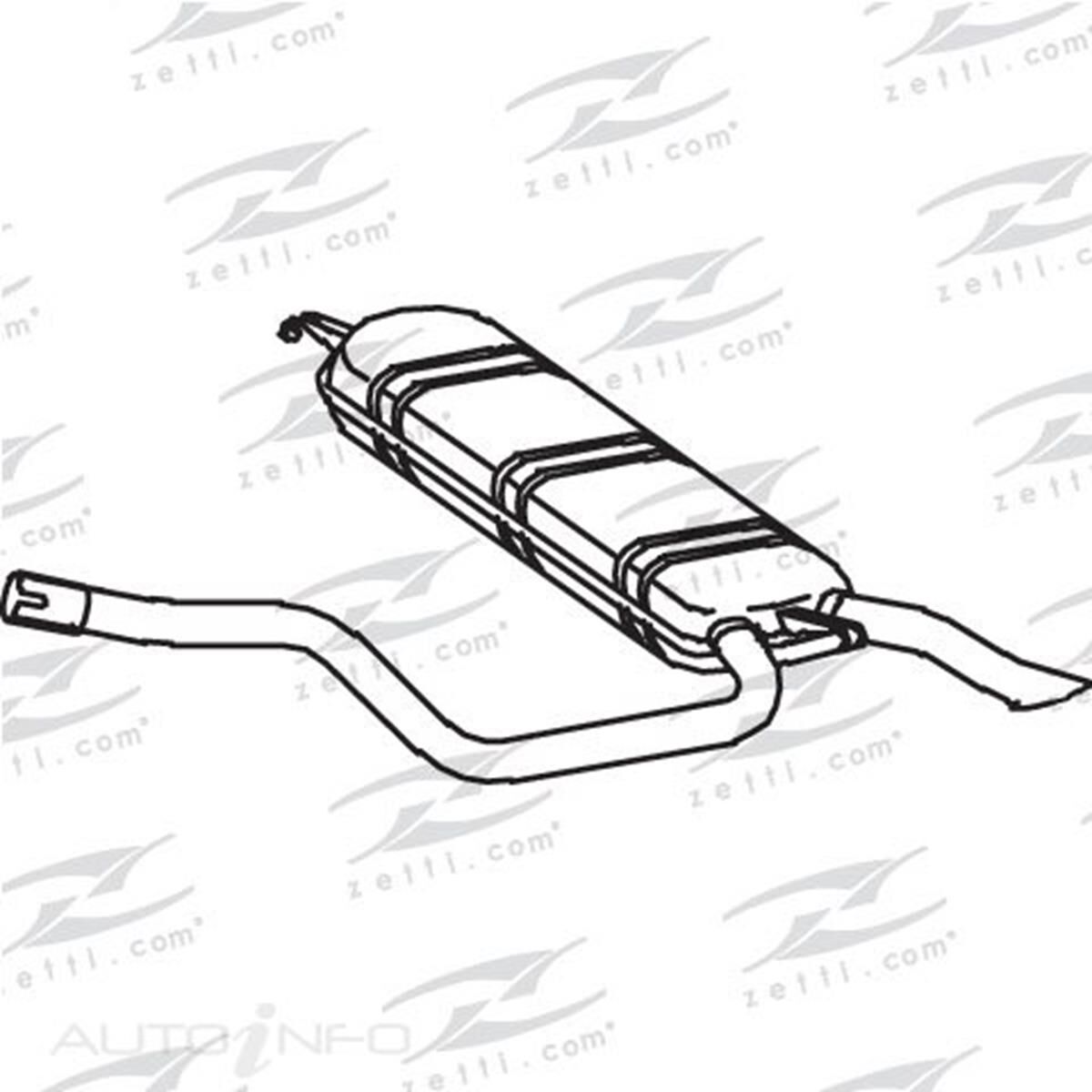 MZ 230 TE 86- REAR MUFFLER, , scaau_hi-res