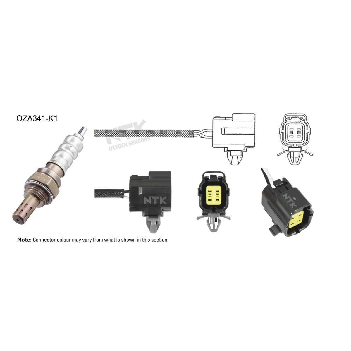 NTK OXYGEN SENSOR - OZA341-K1, , scaau_hi-res