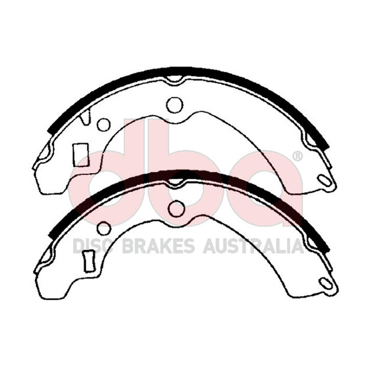 Street Series Brake Shoes [Suzuki Sierra 1983-99 220mm], , scaau_hi-res