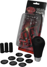 GEAR KNOB BLACK LEATHER WITH 8 SHIFT PATTERNS INC, , scaau_hi-res