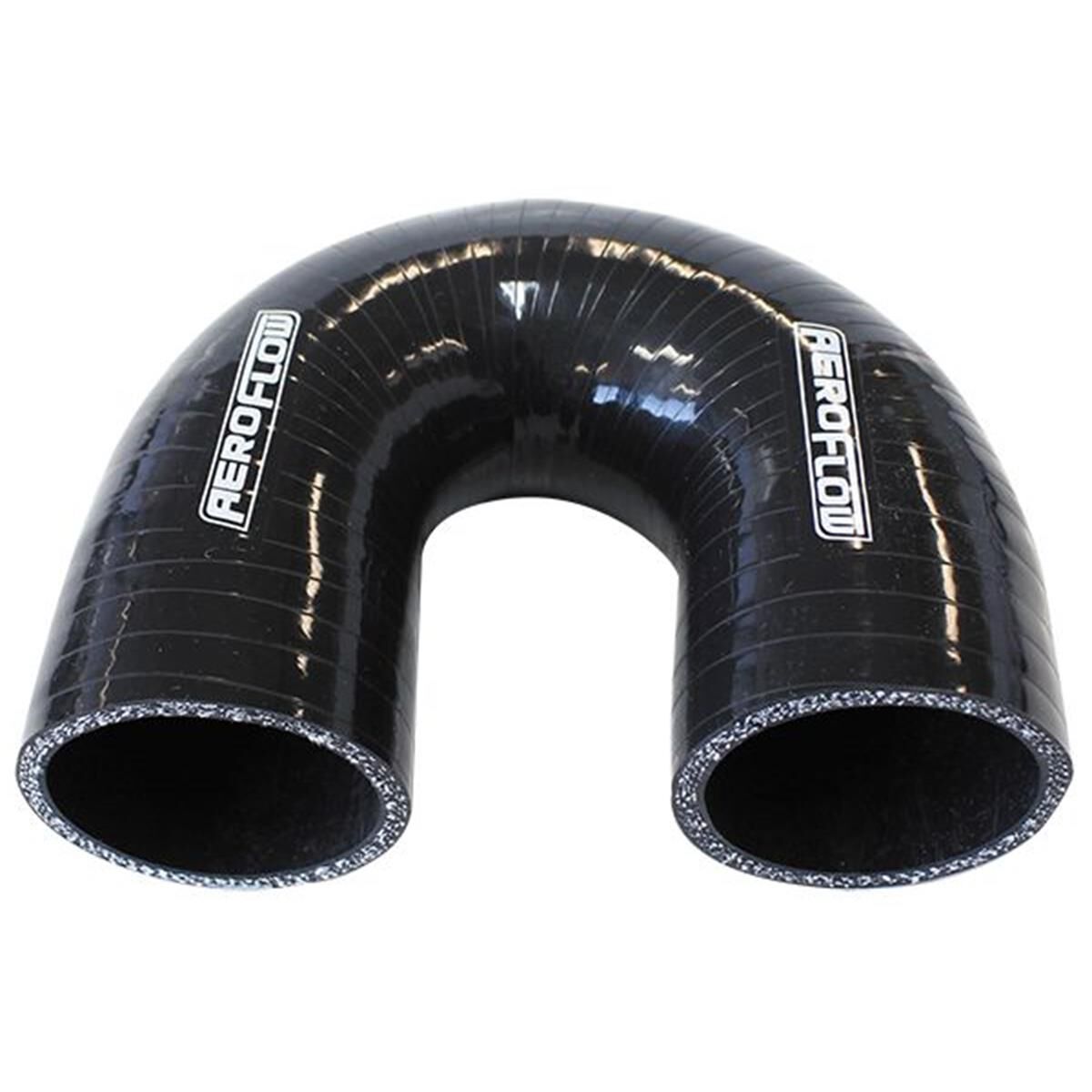 Silicone Hose 180 Deg; Black, , scaau_hi-res