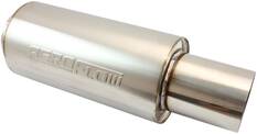 3" ROUND MUFFLER CENTRE CENTRE18" LENGTH 6" DIA 5" TIP S/S, , scaau_hi-res