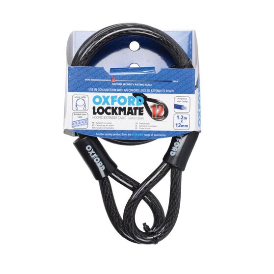 OXFORD LOCKMATE CABLE LOCK 12MM X 1.2M HD CABLE, , scaau_hi-res