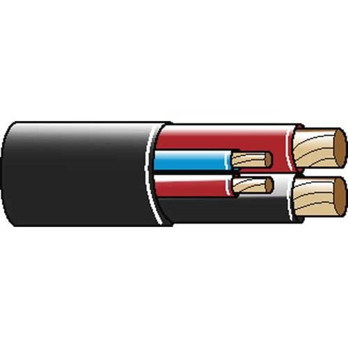 6B&S 4 CORE CABLE 30m 6B&S RED, , scaau_hi-res