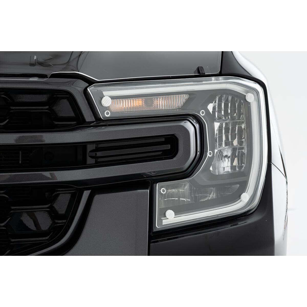 RubberTree Headlight Covers & Fitting Kit for Nissan Patrol GQ Y60 Series II 1995+ - N131H, , scaau_hi-res