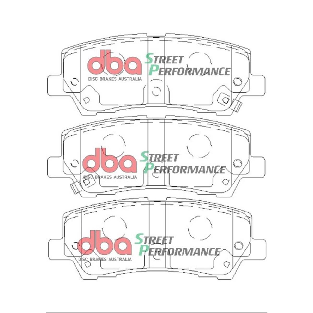 DBA SP PERFORMANCE BRAKE PADS [ Ford Mustang 2015 Single Piston R ], , scaau_hi-res