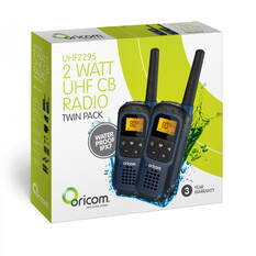 Oricom Waterproof IPX7 Portable 2W UHF CB Radio, , scaau_hi-res