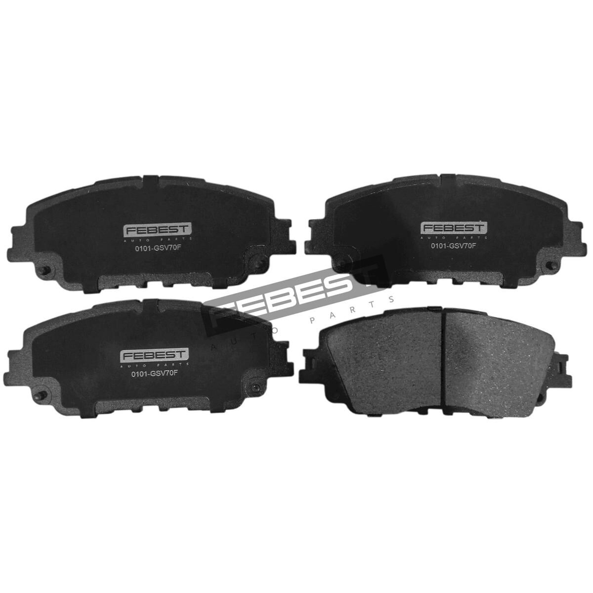 PAD KIT, DISC BRAKE, FRONT (WITH ANTI SQUEAL SHIM), , scaau_hi-res