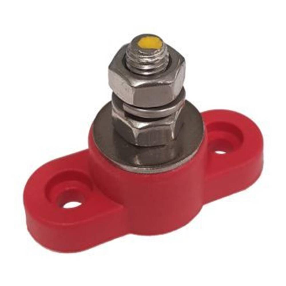 Jaylec Power Distribution Post Red S/Steel 5/16