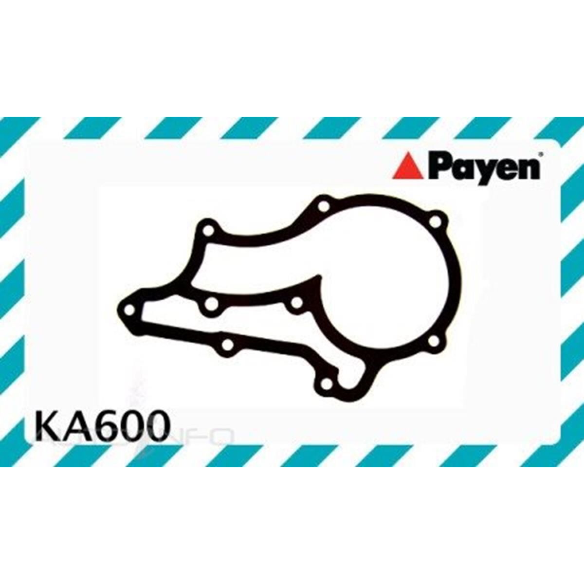 PAYEN WATER PUMP GASKET TOYOTA 20R/ 22R, , scaau_hi-res