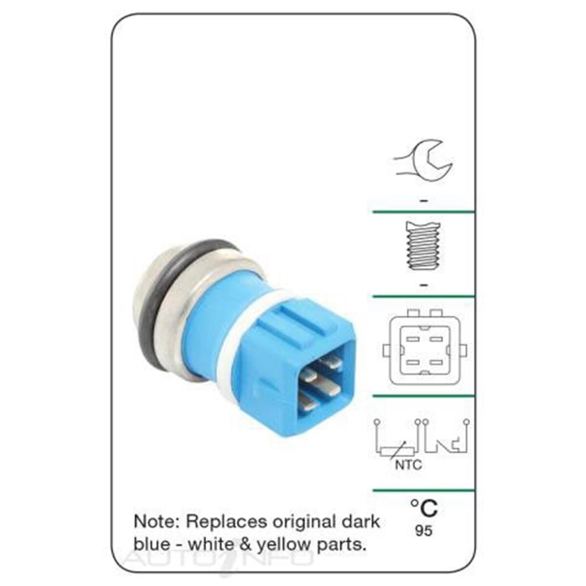 TRIDON WATER TEMP SENDER (LIGHT & GAUGE), , scaau_hi-res