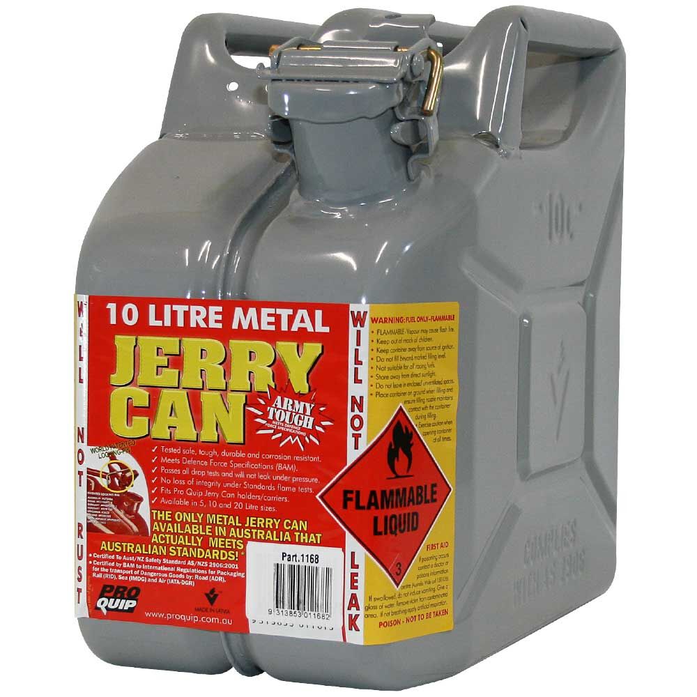 METAL JERRY CAN 10L 2 STROKE 50 1 PIPELINE GREY CARTON QTY 4, , scaau_hi-res