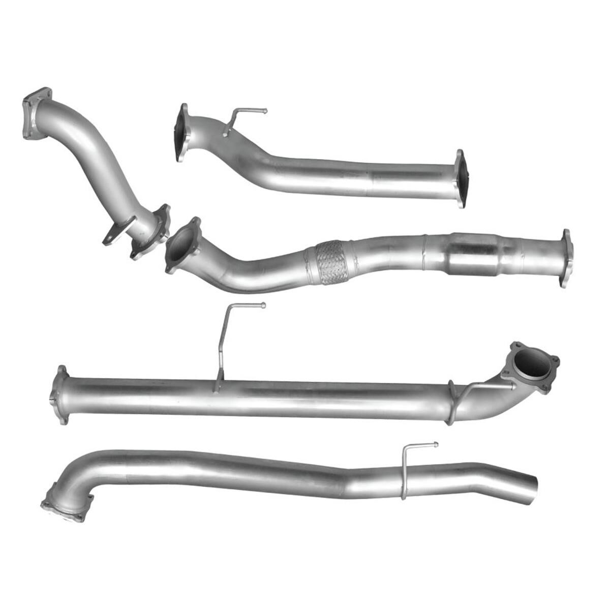 EXHAUST KIT HODEN COLORADO ISUZU DMAX RC T/CAB SWB 3050mm 3L TD 7/08-7/10 *NO MUFFLER*, , scaau_hi-res
