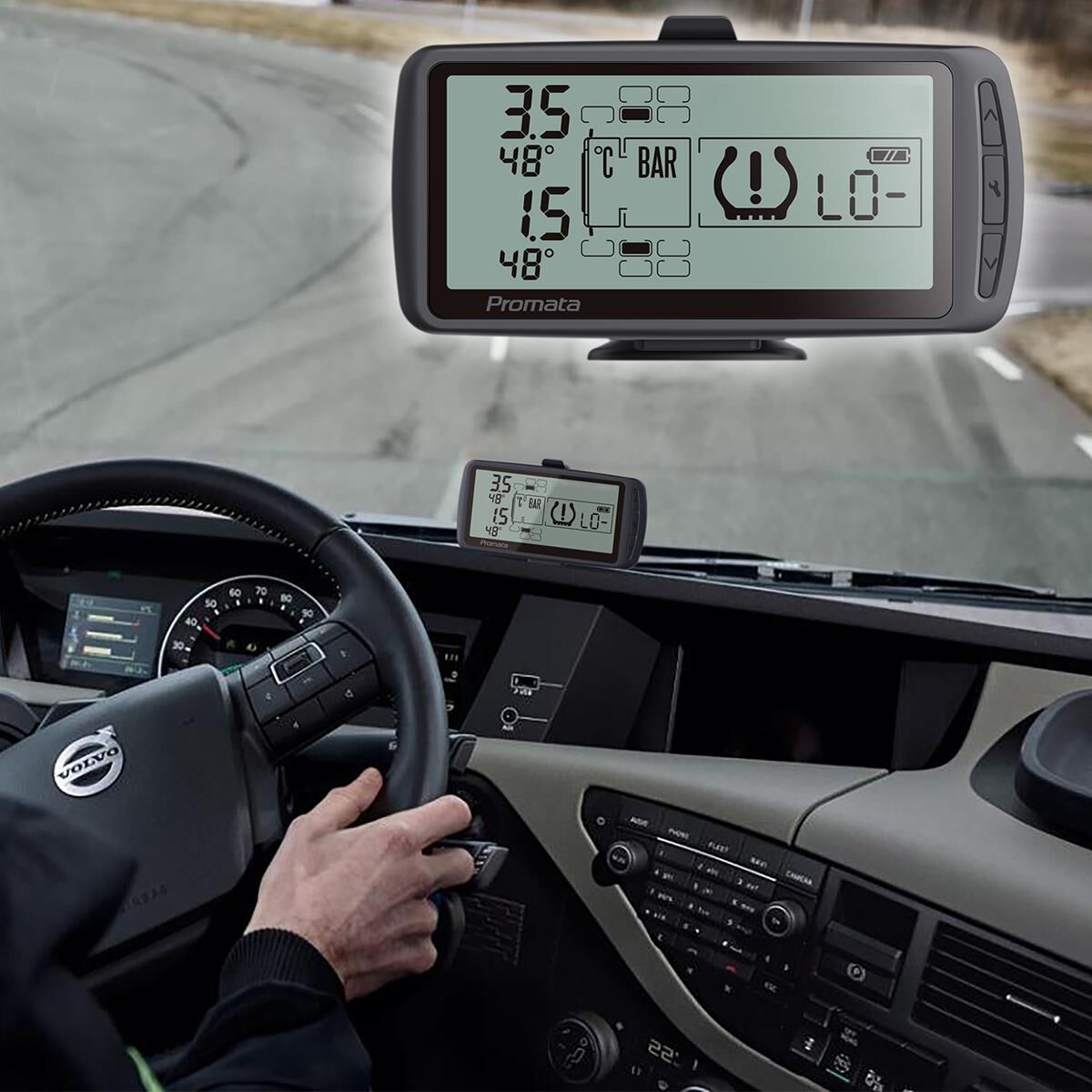 PROMATA MATA T2S-10 EXTERNAL TRUCK SENSOR TPMS TYRE PRESSURE MONITOR, , scaau_hi-res