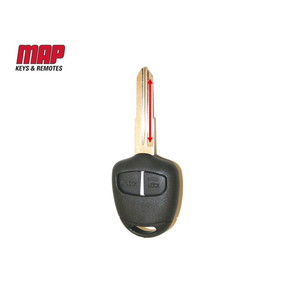 MAP Shell & Key Replacement 2 Button Mitsubishi KF376 Supercheap Auto