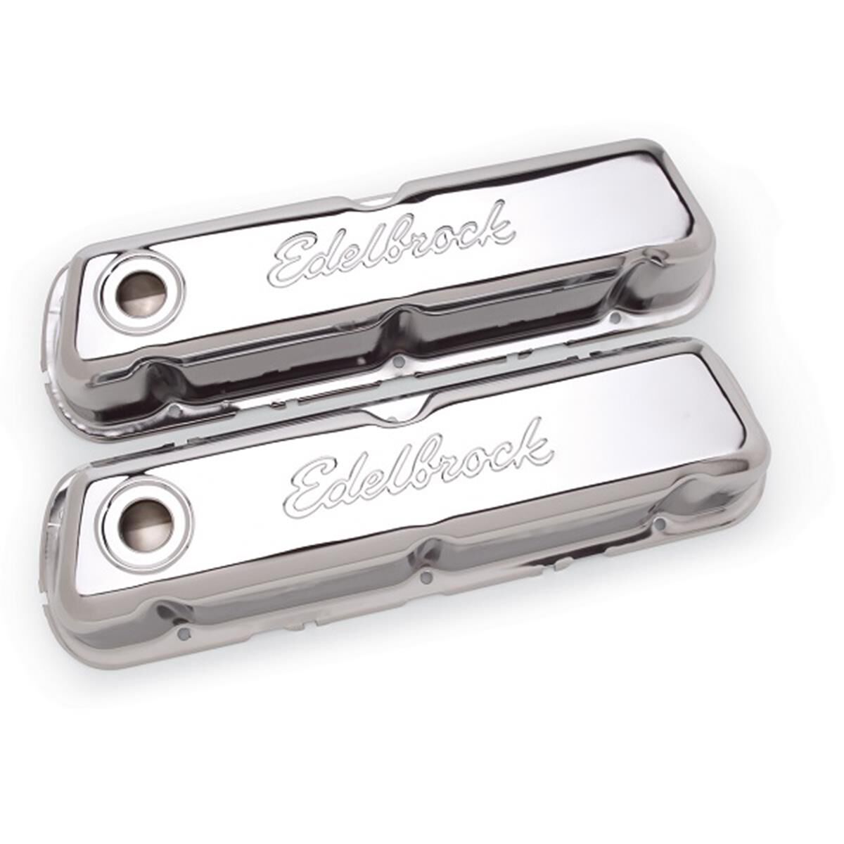 CHROME VALVE COVERS, 289-351W W/LOGO, FORD, , scaau_hi-res