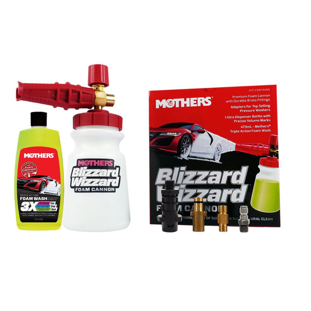 Mothers Blizzard Wizzard Foam Cannon 6730100 Supercheap Auto