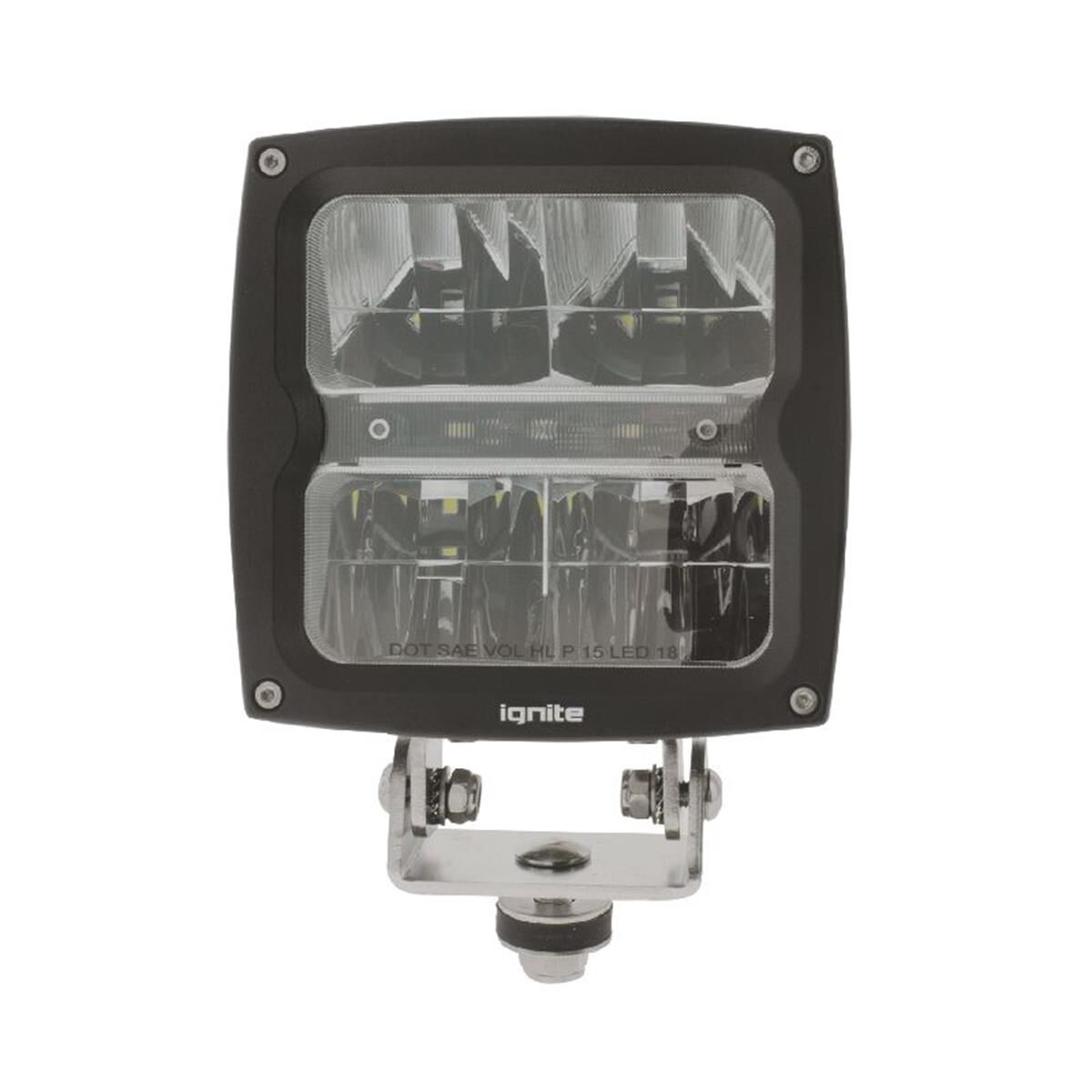 LED HEADLIGHT 10-30V HIGH /LOWBEAM BLACK FACE 10LEDs 60 Watt1800 LOW 3600Lmns HIGH, , scaau_hi-res