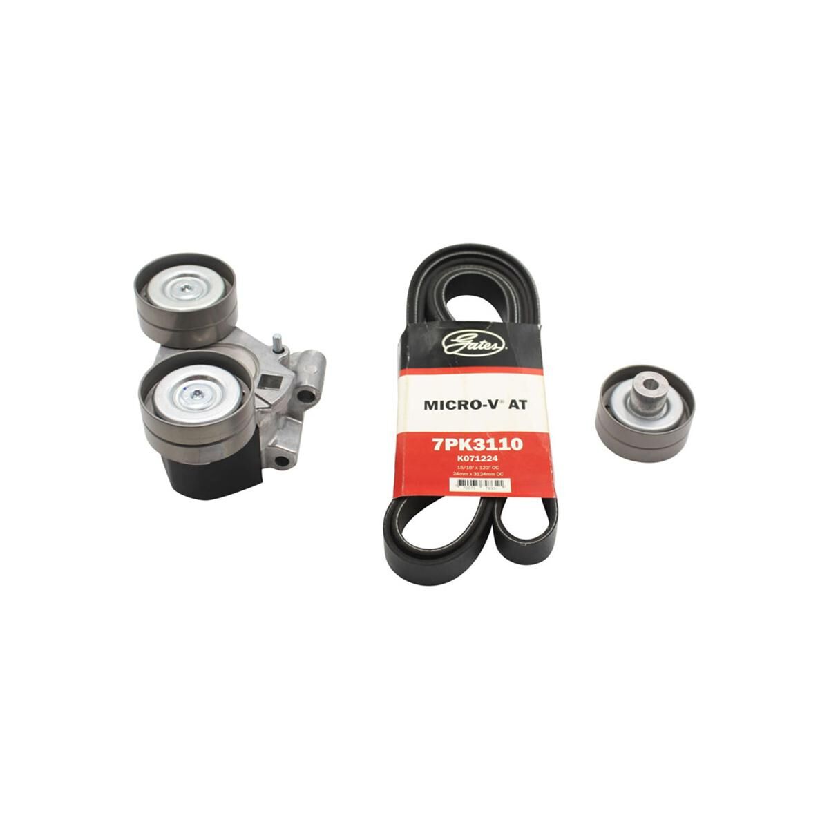 DRIVE BELT SET WITH ENGINE PULLEYS AND TENSIONERS, , scaau_hi-res