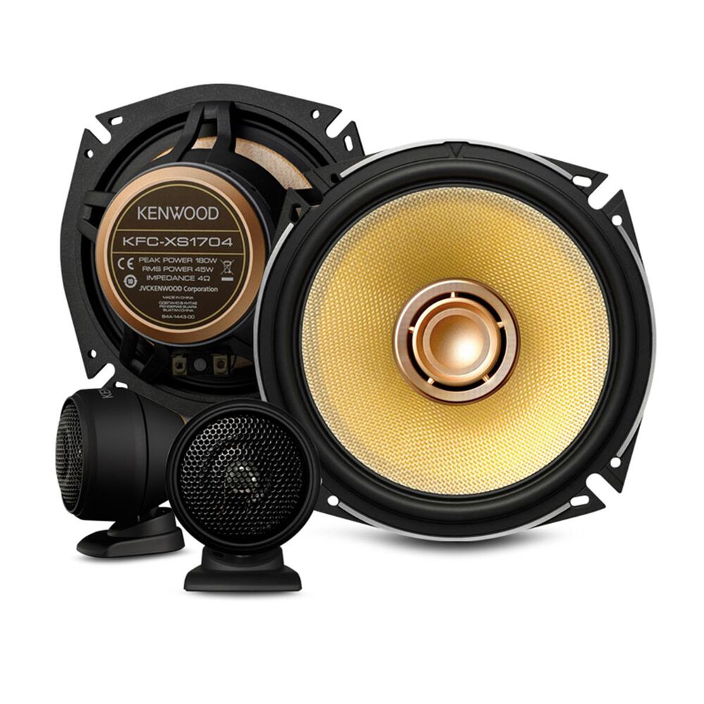 KENWOOD 6.5" Hi Resolution Audio Component Speakers KFCXS1704P