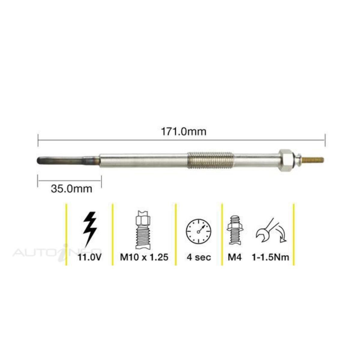TRIDON GLOW PLUG, , scaau_hi-res