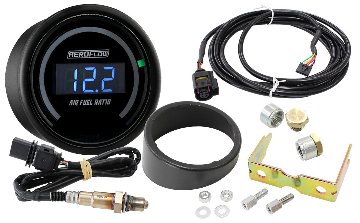 AIR FUEL RATIO GAUGE KIT DIGITAL WIDE BAND AFR SENSOR, , scaau_hi-res