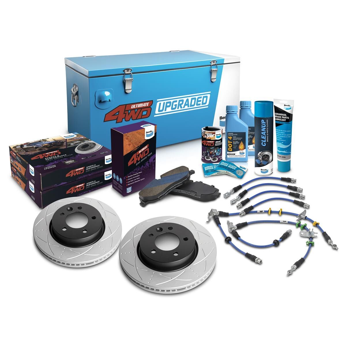 BENDIX ULTIMATE 4WD BRAKE UPGRADE KIT - U4WD-BUK114, , scaau_hi-res