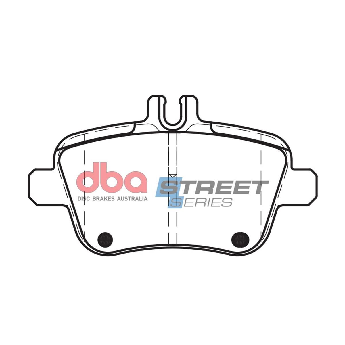 DBA SS STREET SERIES BRAKE PADS [ Mercedes Benz GLA Class/B Class/A Class - 2012 - 2018 R ], , scaau_hi-res