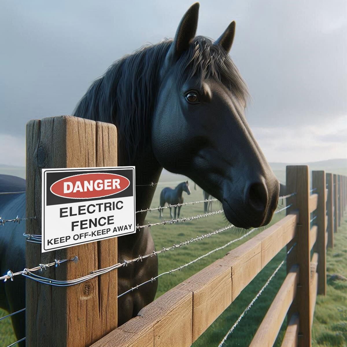 ELECTRIC FENCE SIGN 25CM, , scaau_hi-res