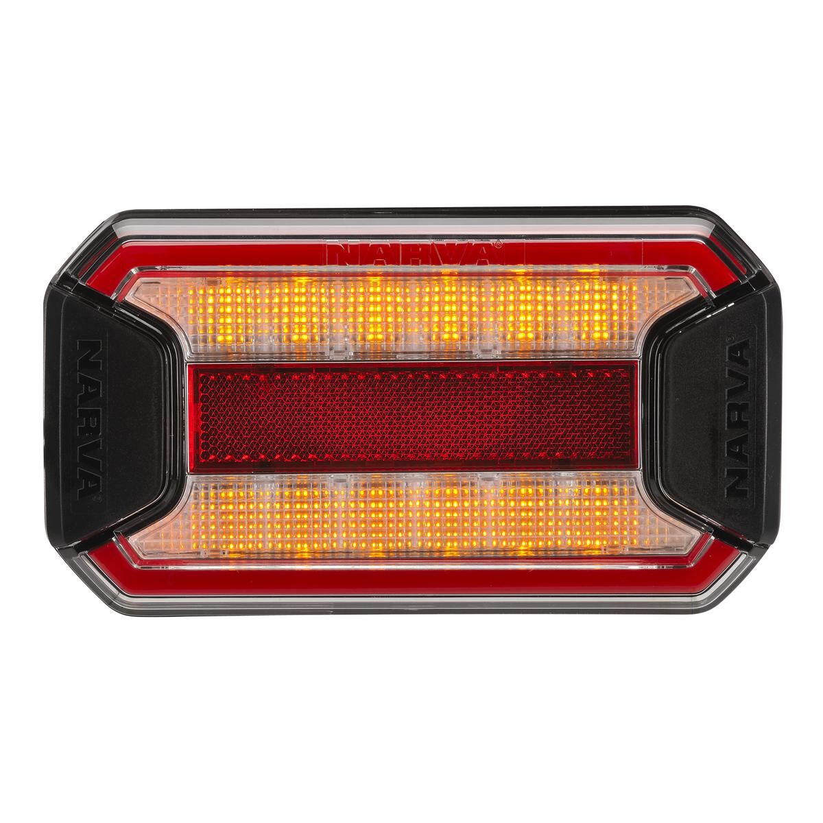 Narva 9-33 Volt LED Tail and Indicator Lamp with In-Built Reflector, Clear Lens and 0.5m of Hard-Wired Cable, , scaau_hi-res