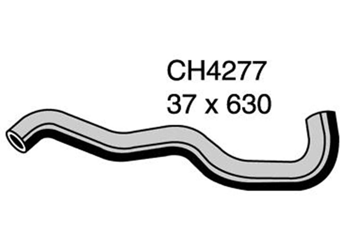 Top Hose TRIUMPH TR8   Left (with A.C)*, , scaau_hi-res