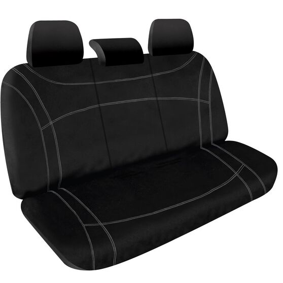 Getaway Neoprene Ready Made Seat Covers Rear Black Silver Stitch Suits Cx 3 Super Auto - How To Washing Neoprene Car Seat Covers In Machine