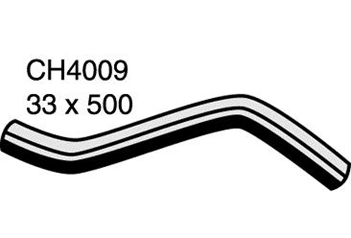Radiator Lower Hose  - DAEWOO NUBIRA J100, J150 - 2.0L I4  PETROL - Manual, , scaau_hi-res