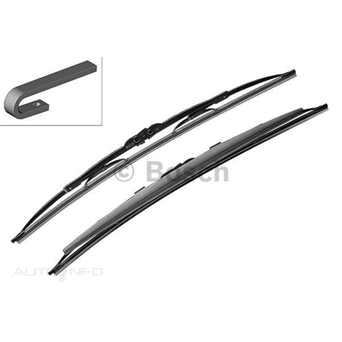 TWIN SPOILER CONVENTIONAL WIPER BLADE SET, , scaau_hi-res