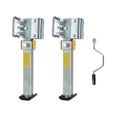 Sunrise Drop Down Leg Set Steel Base 1000lbs - 400mm, , scaau_hi-res