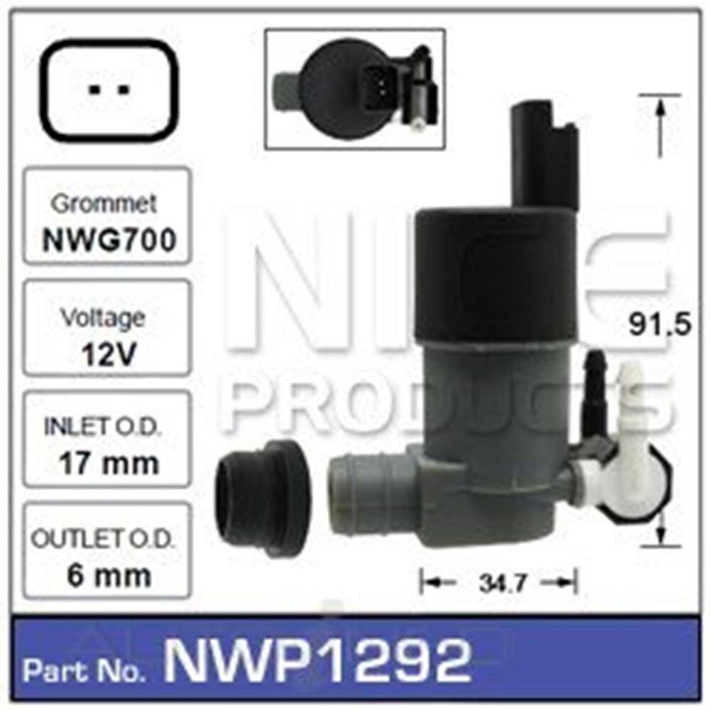 Nice Windscreen Washer Pump NWP1292 Supercheap Auto