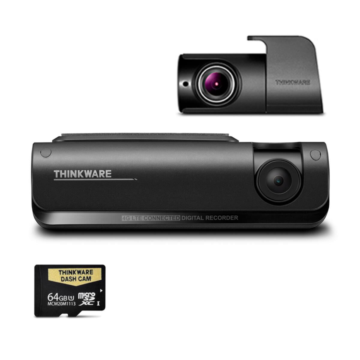 4G LTE CONNECTED FULL HD DUAL DASH CAM KIT - 64GB, , scaau_hi-res
