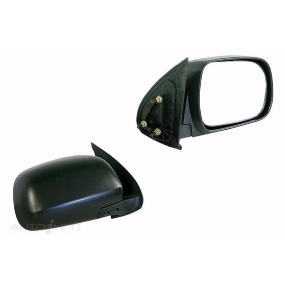 TOYOTA HILUX  KUN/TGN/GGN  04/2005 ~ 08/2011  MANUAL BLACK DOOR MIRROR  RIGHT HAND SIDE, , scaau_hi-res