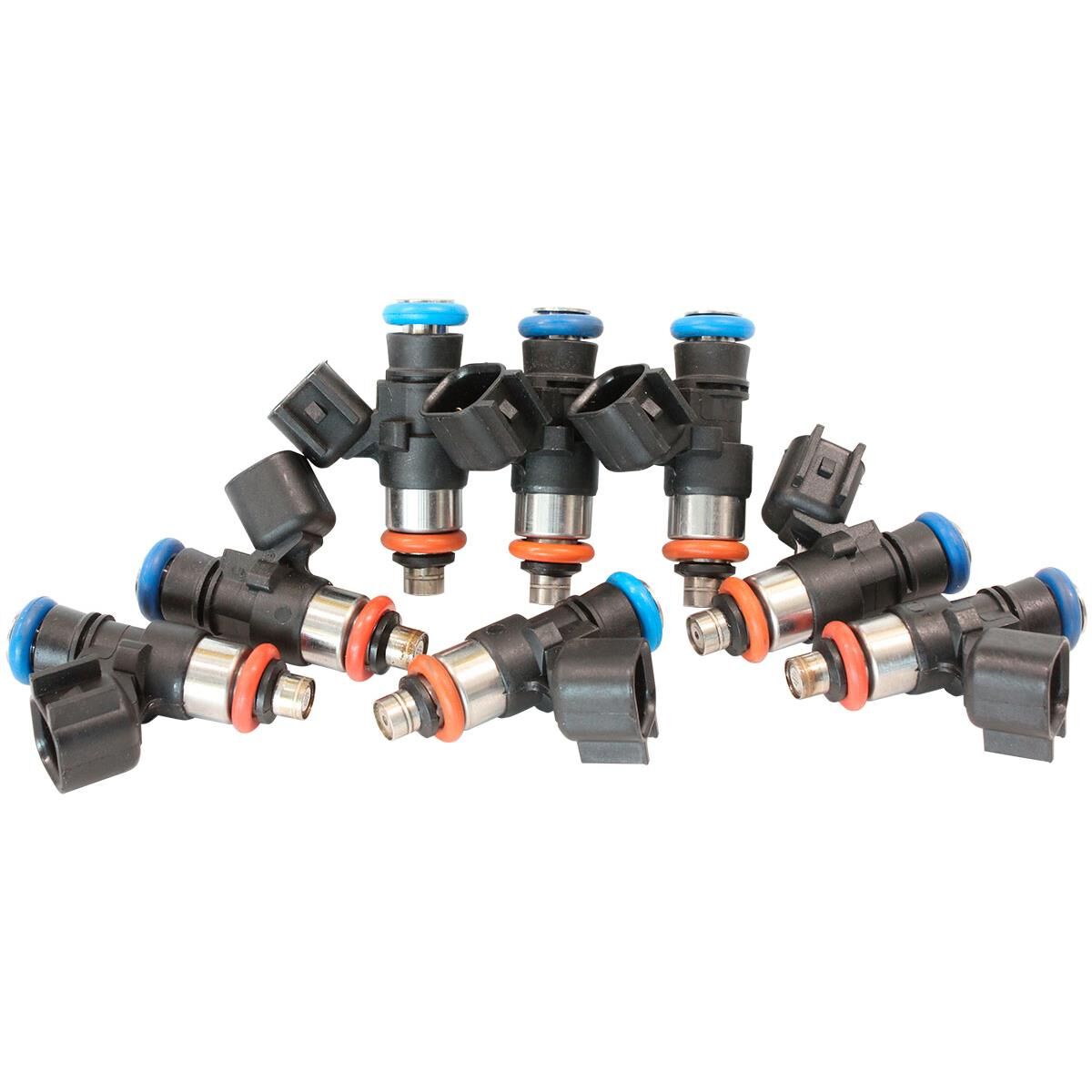 AEROFLOW 1250CC FUEL INJECTOR EV14 SHORT USCAR 8 PACK, , scaau_hi-res