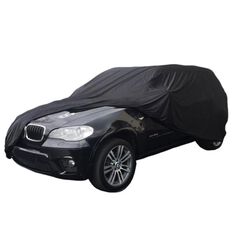 INDOOR SHOW COVER TO SUV 4X4 UP TO 4.9mts (SOLID BLACK - NO STRIPE), , scaau_hi-res